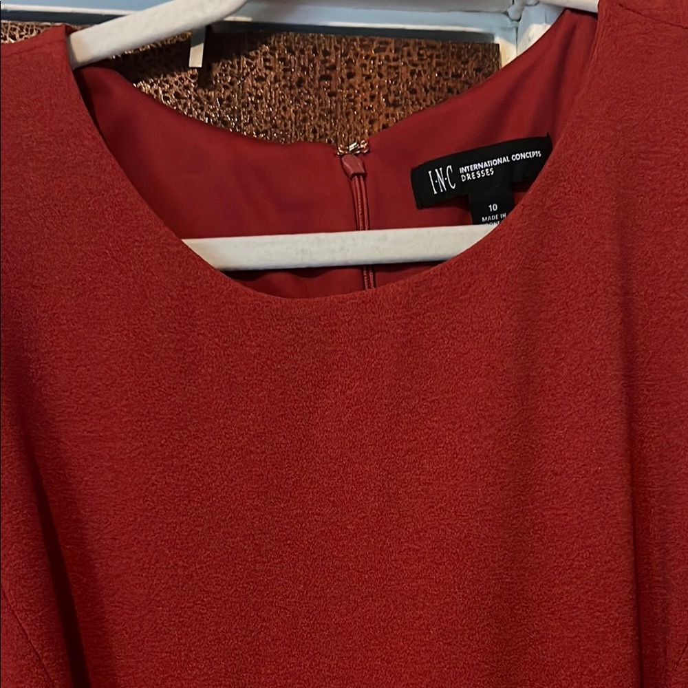 INC Burnt Red jumpsuit